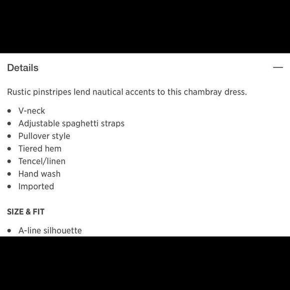 Rails August Bow Tie Dress in August Blue Chambray Pinstripe NWT size Large - Picture 13 of 14